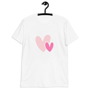 Pink Intertwined Hearts T-Shirt